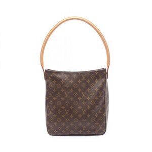 Louis Vuitton Shoulder Bag Looping GM Canvas Leather
